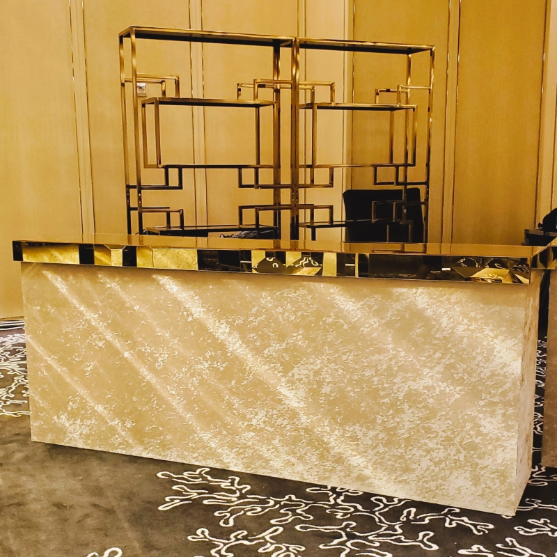 8' Custom Velvet Bar
