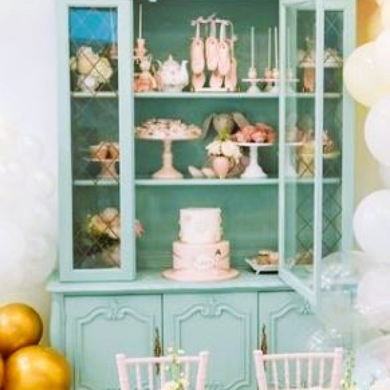 Old Glass Cabinet