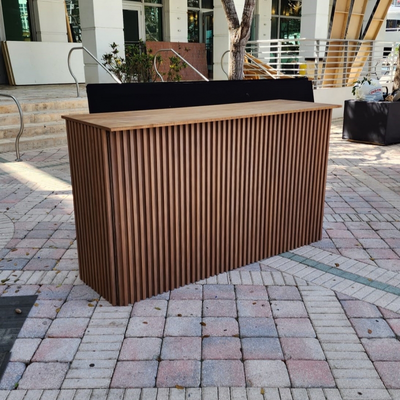 6' or 8' Slatted Bar