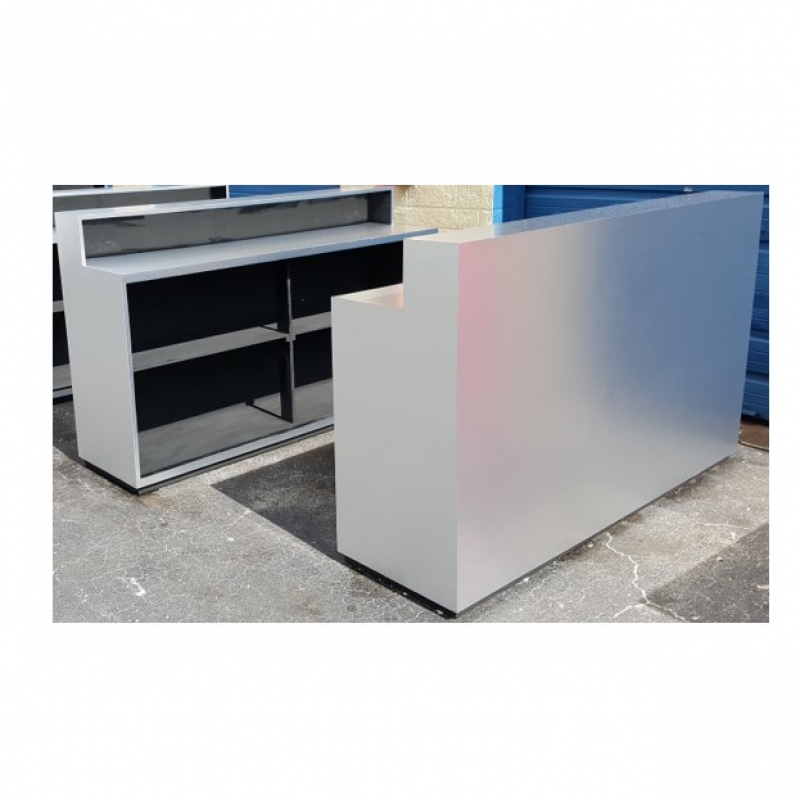 6' Brushed Steel Bar